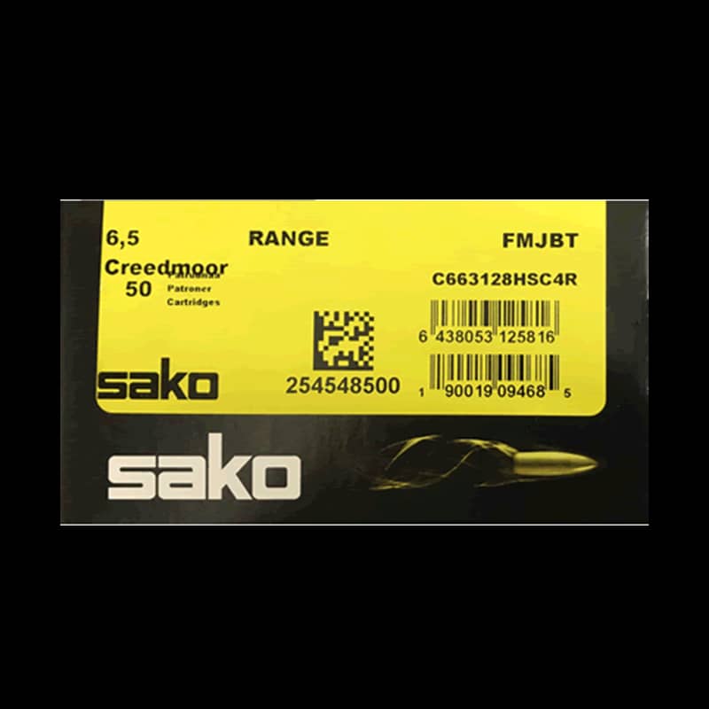Sako 6.5 Creedmoor 144Gr Range FMJBT 128H - Image 1
