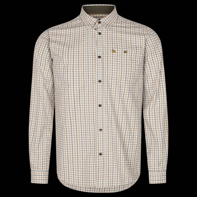 Seeland Oxford Shooting Shirt Classic Blue/Brown L - Image 1