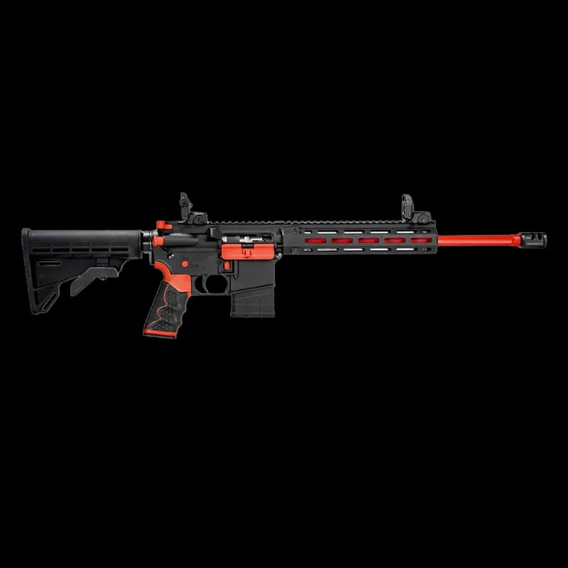 Buy Tippmann Arms M4 Redline Ltd Edition Semi Auto Rifle 22LR 16" at Shooting Supplies