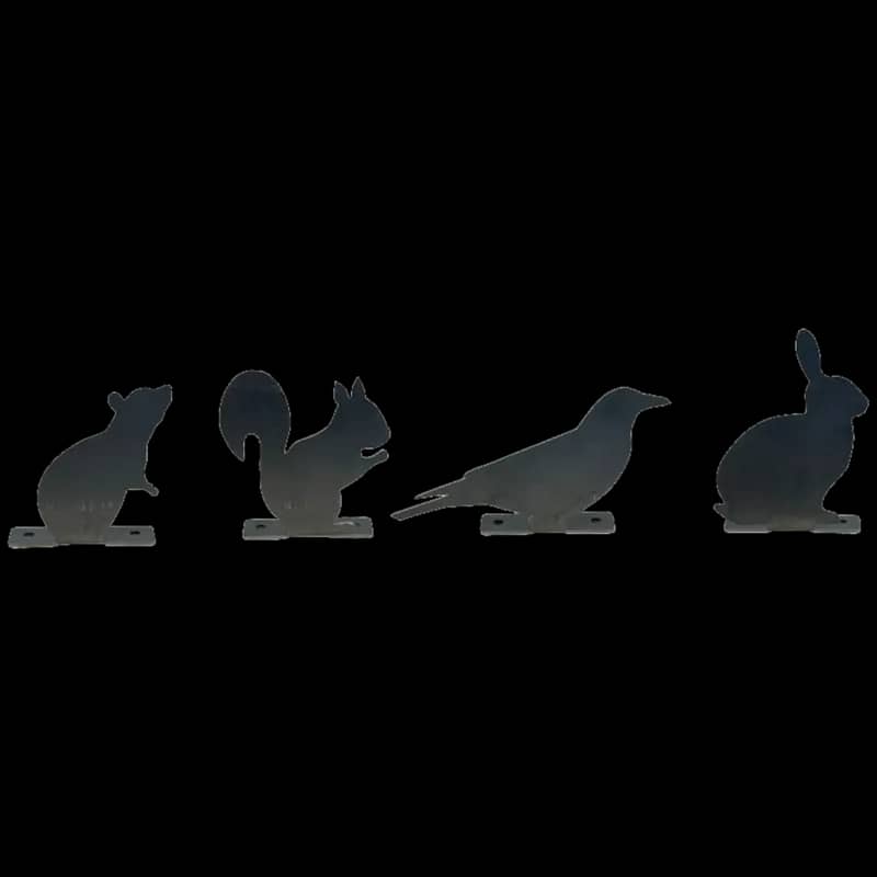 Tom's Targets 4 x Knockdown Silhoutte Targets