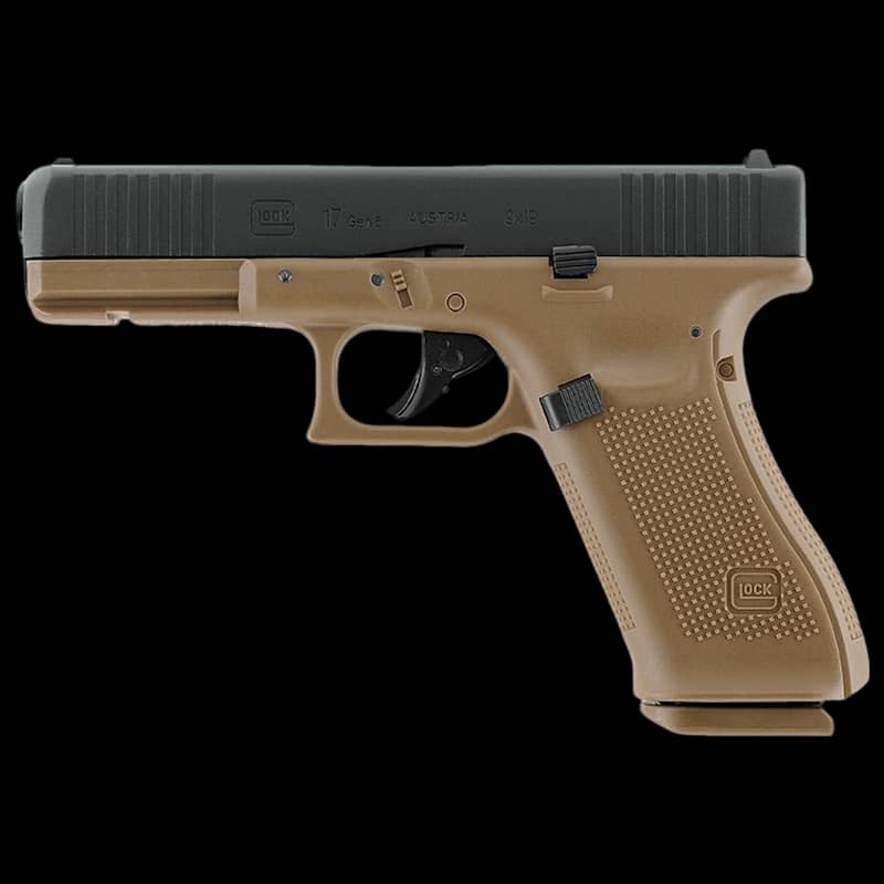 Umarex Glock 17 4.5 mm BB Air Pistol Gen 5 Blowback Coyote Brown - Image 1