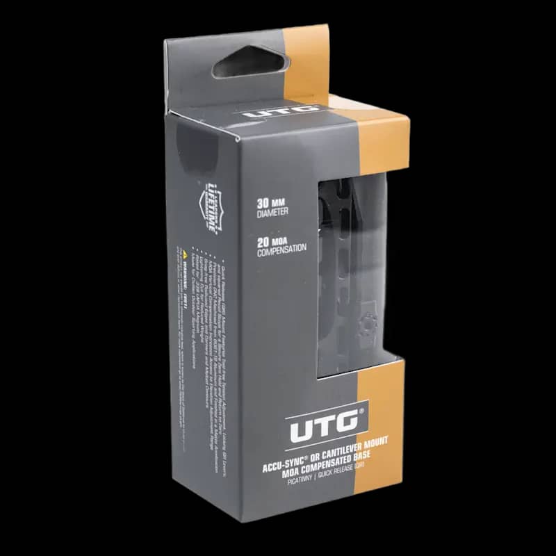 UTG Accu-Sync QR High Offset Mount (70mm) 20 MOA 30mm - Image 6