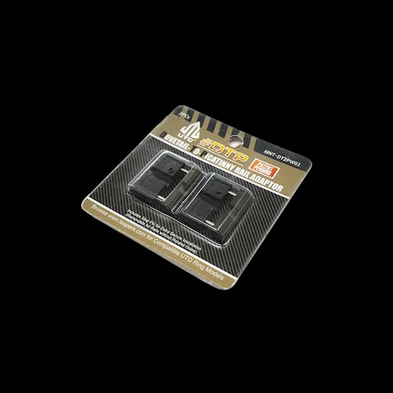 UTG Dovetail to Picatinny Snap on Rail Adaptor 2 Pack - Image 4