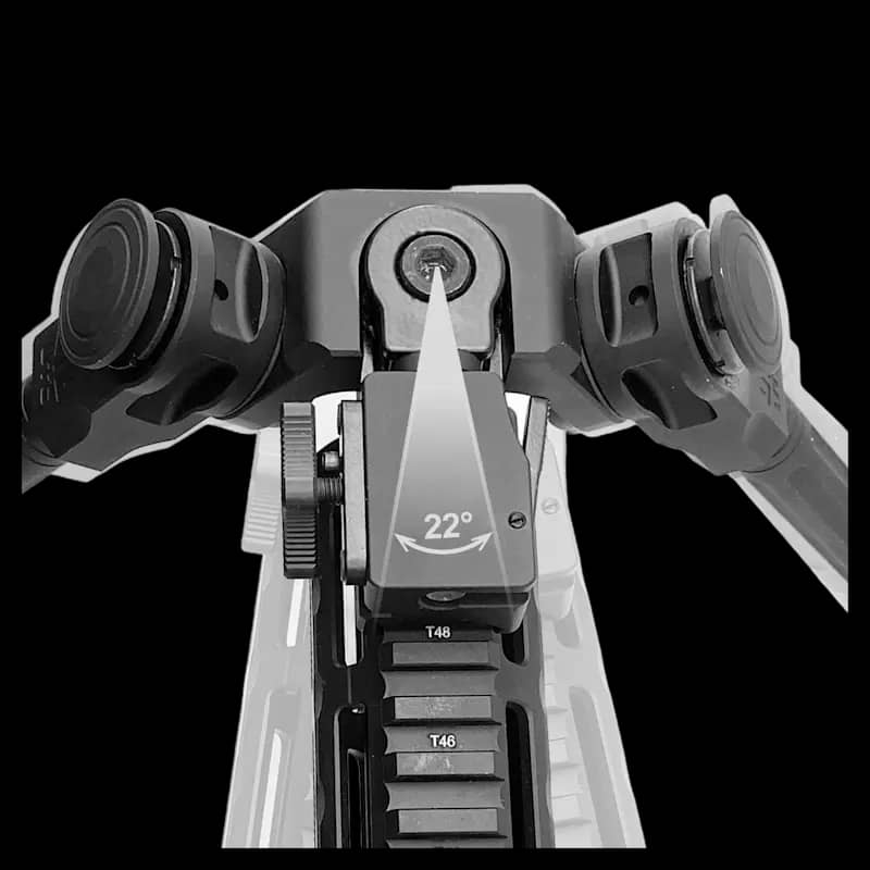 UTG Over Bore Bipod, 7"–11" Center Height, QD, Picatinny - Image 5