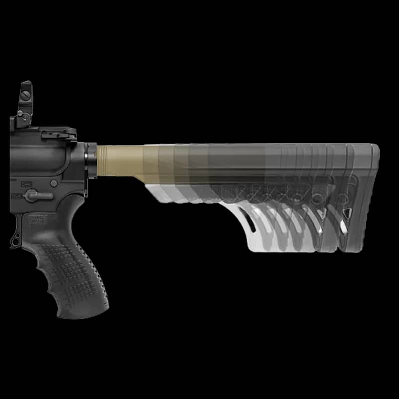 UTG PRO 6 Position Aluminium Cerakote Buffer Tube FDE - Image 3
