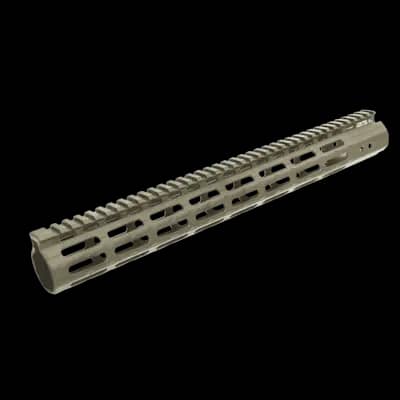 UTG PRO M-LOK AR15 Free Float Handguard, FDE Cerakote 15"