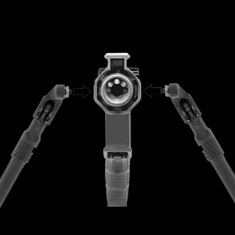 UTG Recon Flex II M-Lok Bipod Centre Height 8.7"-12" - Image 4