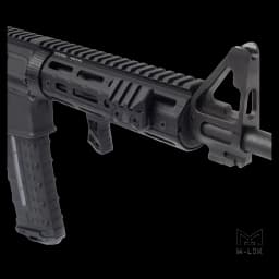 Image of UTG M-Lok Angled Picatinney Rail Section 3 slot