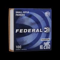 FEDRAL CHAMPION SMALL RIFLE PRIMERS 205 (100 PACK)