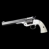 ASG SCHOFIELD REVOLVER STAINLESS FINISH .177 AIR PISTOL