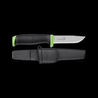 ROPE SERRATED BLK/GRN KNIFE