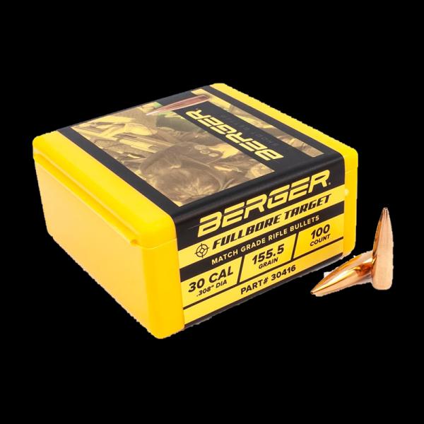 Buy BERGER 308 155.5GR FULLBORE TARGET at Shooting Supplies