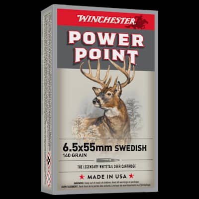 Winchester Power Point 6.5x55 140Gr Ammunition