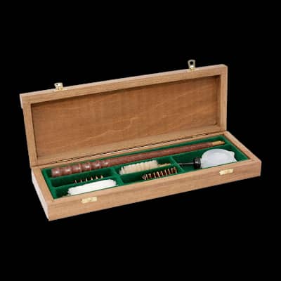 Bisley Shotgun Cleaning Kit Wood Box 12 Gauge