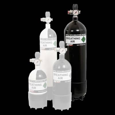 12Lt Cylinder 300 Bar With Gauge Bleed Hose