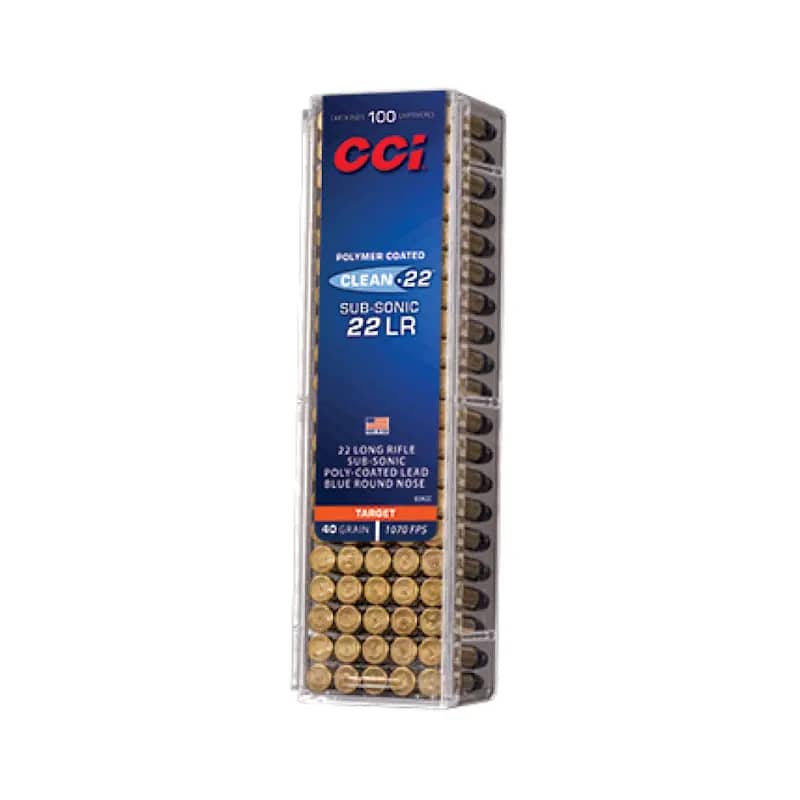CCI Clean Subsonic Blue 22LR 40gr - Image 1