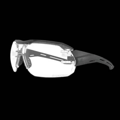 Edge Tactical Kabru Shooting Glasses Black Frame Clear Lens