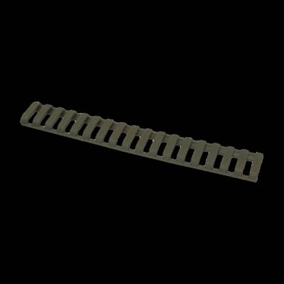 Ergo 18 Slot Low Profile Ladder Rail Cover OD Green