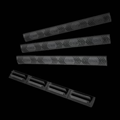 Ergo Modular Wedgelok Rail Covers M-Lok (4 Pack) Black