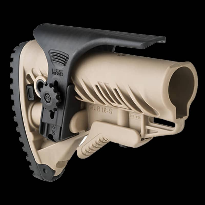 FAB Defense Cheek Piece For GLR-16 Stock Black - Image 1