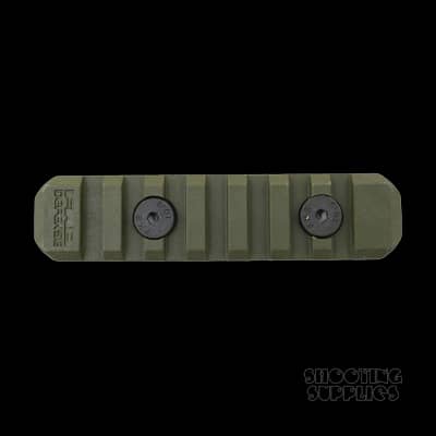 FAB Defense M-Lok Plastic Rail 8 Slot Green