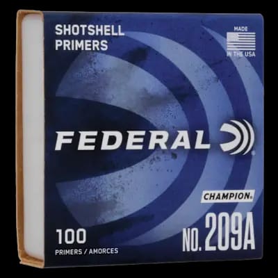 Buy Federal Champion Shotshell Primer 209A (100 Pack) at Shooting Supplies