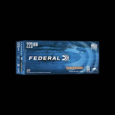 Federal Power Shok 223 Sp 55G