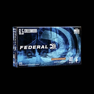 Federal Power Shok Rifle 6.5 Creedmoor 140G