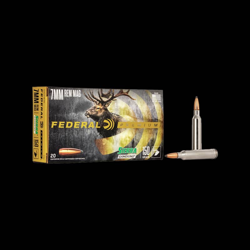 Federal Sierra Gameking Boat Tail V-Shock 7mm Rem Mag - Image 1