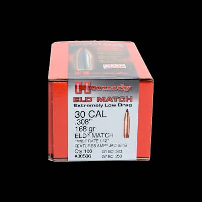 Hornady .30 168Gr ELD Match Bullets (100)