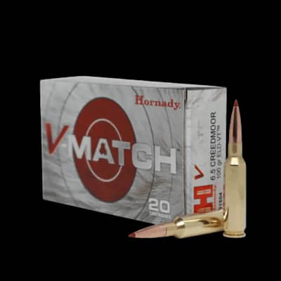 Hornady 6.5 Creedmoor 100gr ELD-VT