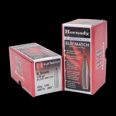 Hornady 6.5 mm 120Gr ELD Match Bullets (100)