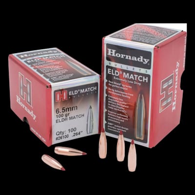 Buy Hornady 6.5Mm 100Gr Eld Match Bullets (100) at Shooting Supplies