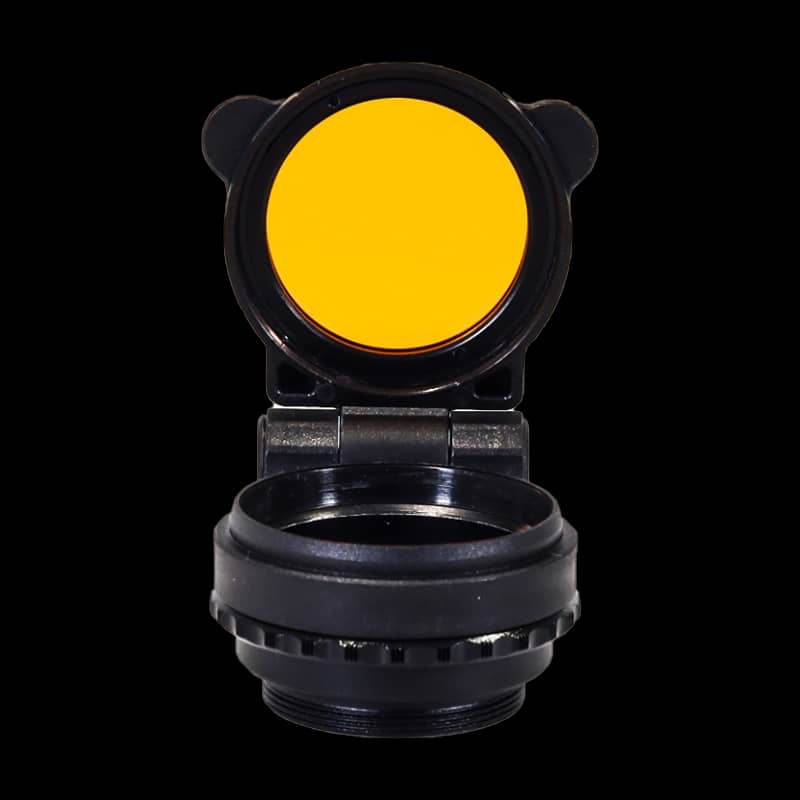 Immersive Optics Flip-Up Lens Protector Amber 50 mm - Image 1