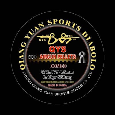 Qys Domed Nose .177/4.50 8.48Gr (500)