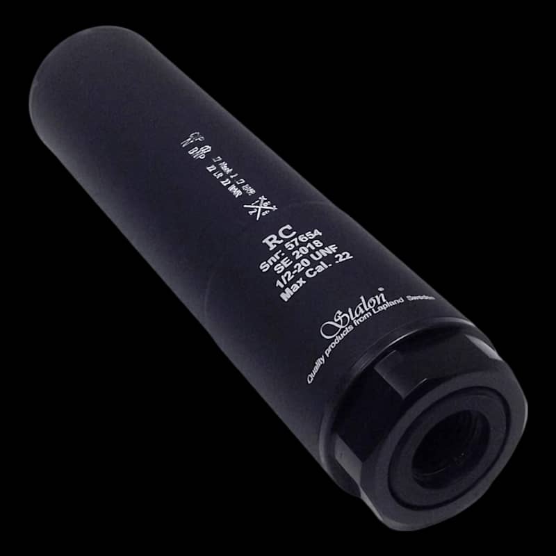 Stalon Rimfire Moderator .17-.22 Cal 1/2" x20 UNF - Image 1