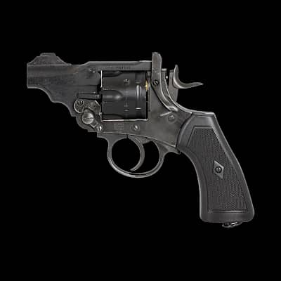 Webley Mk VI .455 2.5" Barrel Air Pistol Black .22