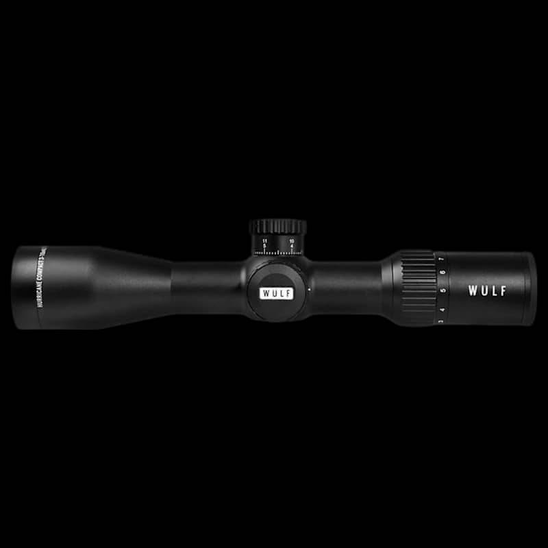 WULF Hurricane Compact SFP IR Rifle Scope W-Mil Reticle 3-10x40 - Image 2