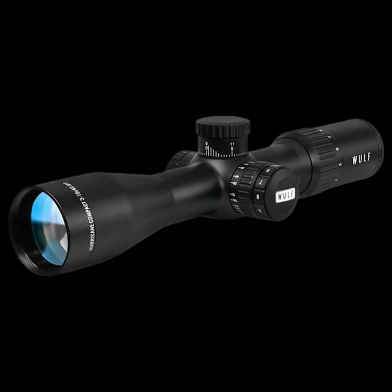 WULF Hurricane Compact SFP IR Rifle Scope W-Mil Reticle 3-10x40 - Image 1